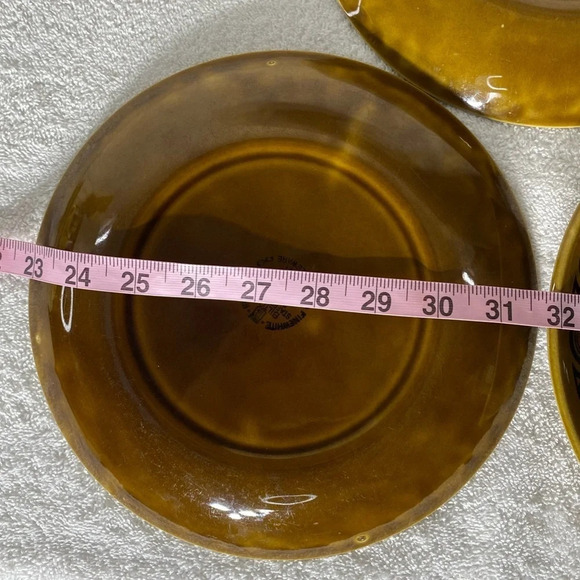 Vintage Bilton’s Staffordshire England Ironstone Brown Tableware Plates x3 - Picture 10 of 11